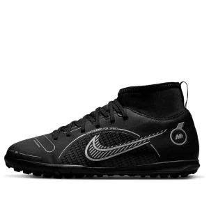(GS) Nike Mercurial Superfly 8 Club TF 'Black Metallic Silver' DJ2900-007