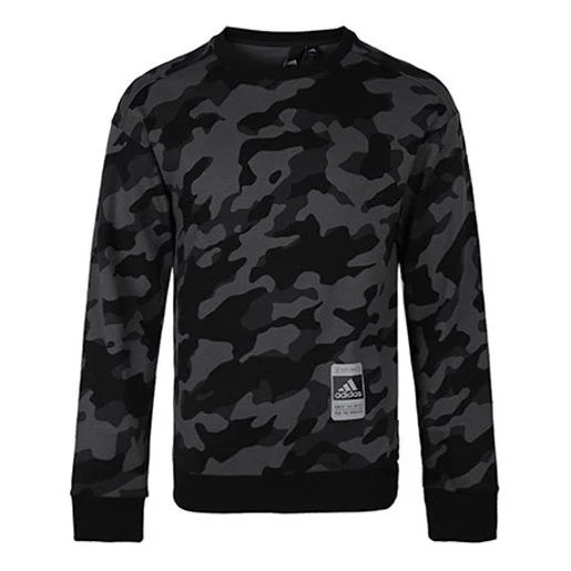 adidas U2 Gfx Cs Lng Sweatshirt 'Black Grey' FJ0168