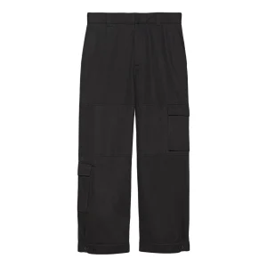 Gucci Cotton Drill Cargo Trousers With Patch 'Black' 776978-ZAPRO-1000