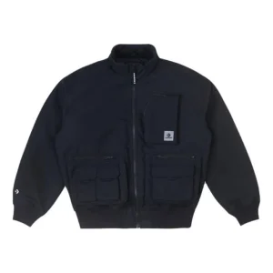 Converse Short Down Bomber Jacket Asia Sizing 'Black' 10025251-A03