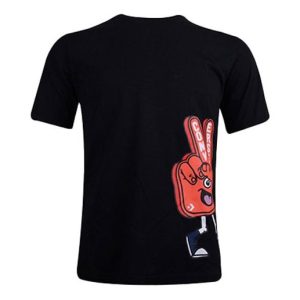 Converse Printing Pattern Short Sleeve Black 10018384-A04