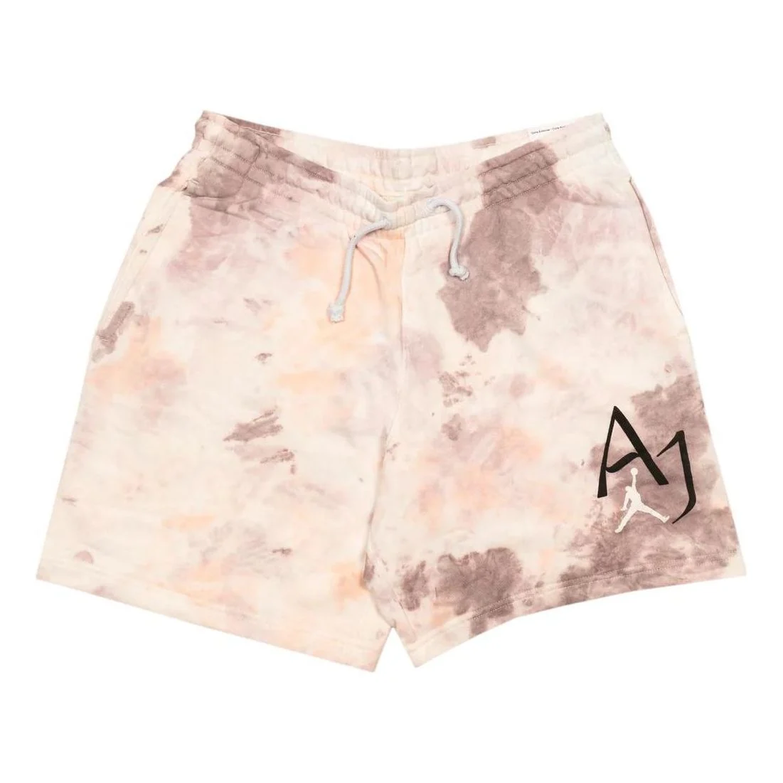 Men's Air Jordan Tie Dye Logo Knit Shorts Pink Purple DM1871-501