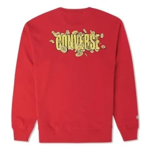 Converse YOTR Graphic Crew Asia Sizing 'Red' 10025505-A02