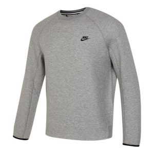 Nike Sportswear Tech Fleece Crew Asia Sizing 'Grey' FB7917-063