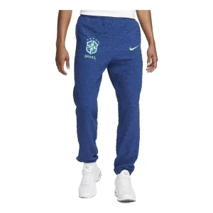 Nike Brazil Men's French Terry Football Tracksuit Bottoms DX2046-490