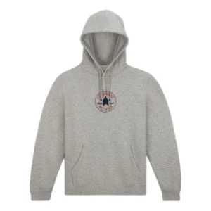Converse Go-To Chuck Taylor Patch Standard Fit Pullover Hoodie Asia Sizing 'Grey' 10024504-A03