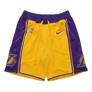 Nike Los Angeles Lakers Basketball Shorts Yellow AJ9170-728