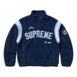 Supreme FW23 Week1 ARC Half Zip Fleece Pullover Jacket 'Navy' SUP-FW23-016