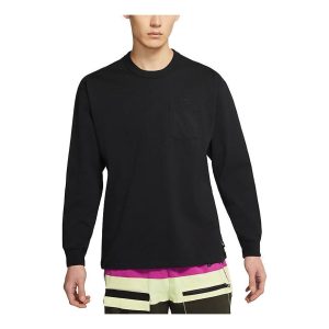 Nike Sportswear Max 90 Embroidered Logo Pocket Long Sleeves Black DD3875-010
