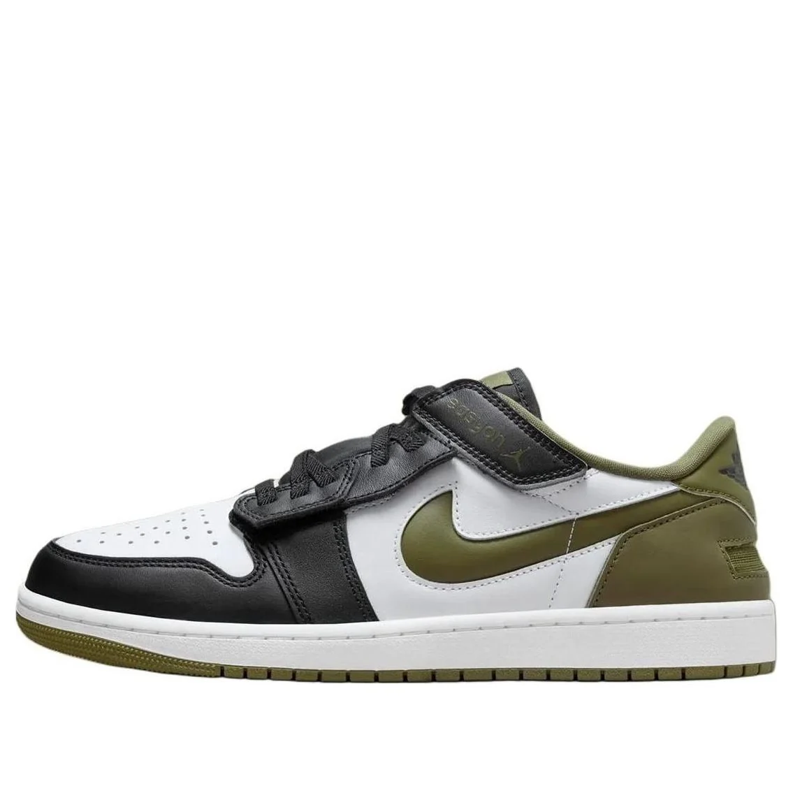 Air Jordan 1 Low EasyOn 'White Black Medium Olive' DM1206-102