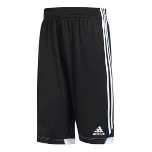 adidas Sports Side Stripe Basketball Breathable Shorts Black BQ9871