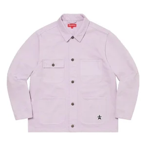 Supreme Denim Chore Coat 'Pink' SUP-SS22-626