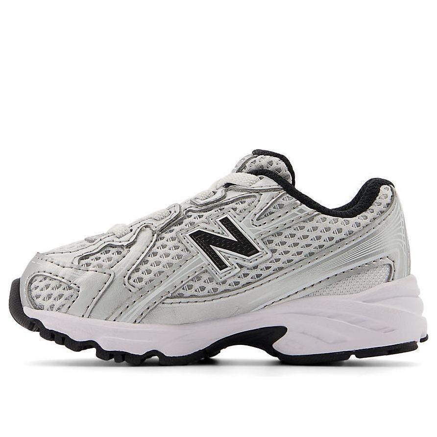 (TD) New Balance 740 Bungee Lace Toddler 'Silver Metallic Black' IZ740NW