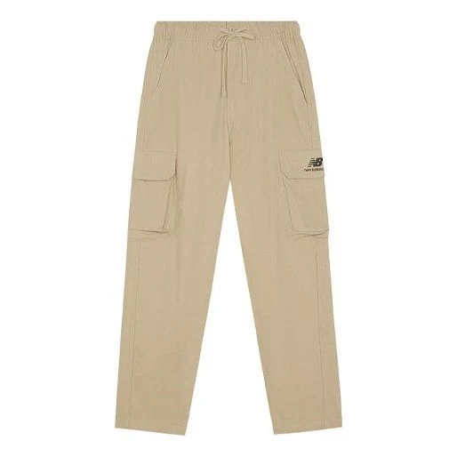 New Balance Logo Casual Cargo Pants Asia Sizing 'Beige' AMP14313-BEI