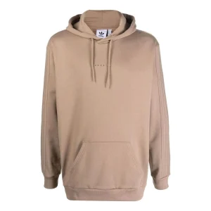 adidas Reveal ESS Hoodie Asia Sizing 'Brown' HK2726