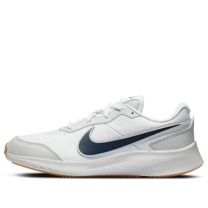 (GS) Nike Varsity Leather 'White Midnight Navy' CN9146-100