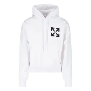 Men's Off-White Logo Pattern Printing White OMBB037C99FLE0080110