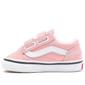 (TD) Vans Old Skool Velcro 'Powder Pink' VN000D3Y9AL