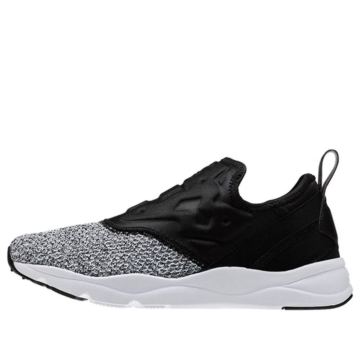 Reebok Furylite Slip-On Lux 'Black Grey' V69630
