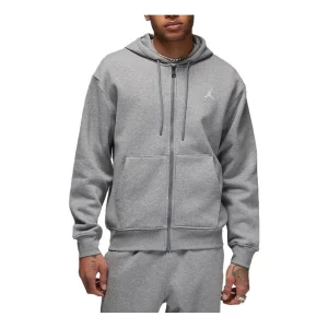 Air Jordan Full-Zip Fleece Hoodie 'Grey' FJ7771-091