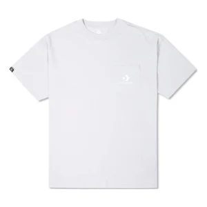 Converse Embroidered Pocket T-Shirt Asia Sizing 'White' 10023283-A02