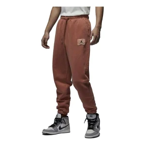 Air Jordan Essential Fleece Washed Trousers 'Orange' FB7299-810