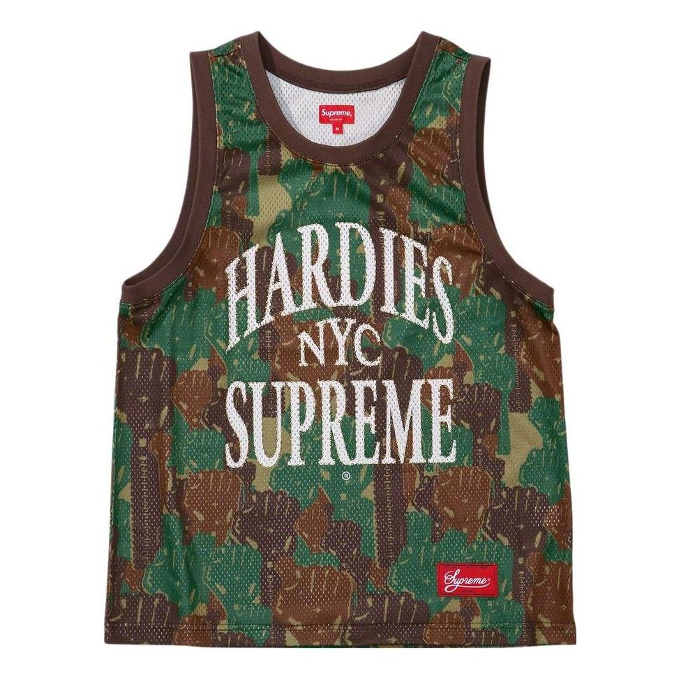 Supreme x Hardies SS23 Week17 Basketball Jersey 'Green' SUP-SS23-270