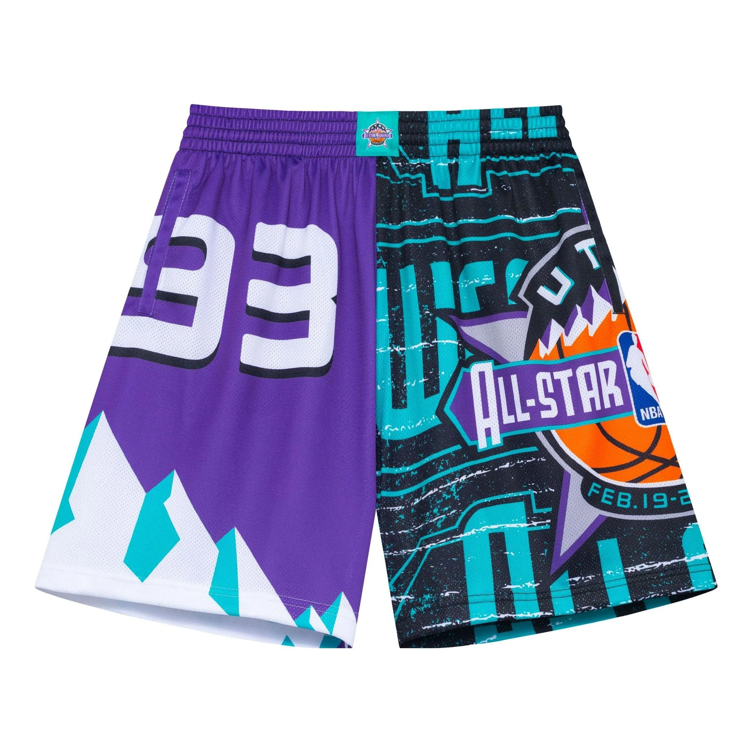 Mitchell & Ness x NBA Jumbotron 3.0 Shorts 'All-Star 1993' PSHR4984-ASG93PPPMTWH