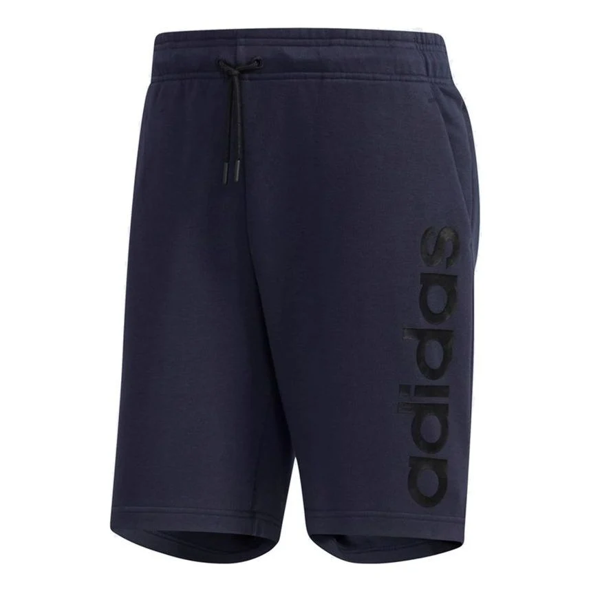 adidas M Ce Shorts Logo Printing Sports Running Knit Navy Blue DW8033