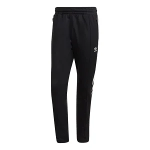 adidas originals Solid Color Stripe Logo Straight Casual Sports Pants/Trousers/Joggers Unisex Black H09115