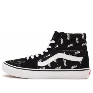 SK8-HI 'Vans Allover Logo - Black' VN0A32QGQW7