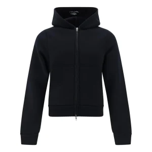 (WMNS) Balenciaga Zip-up Hoodie 'Black' 790382TQVN91000