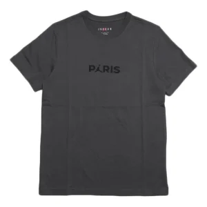 Air Jordan PSG Club T-Shirt 'Black Grey' DZ2941-068