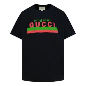 Gucci Original Print Oversize T-Shirt 'Black' 616036-XJCOQ-1082