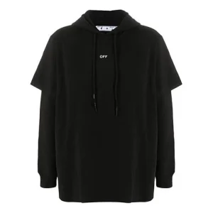 Men's Off-White Arrow Logo Black OMBB051E20FLE0011001