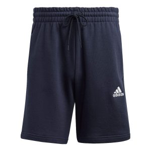 adidas Essentials French Terry 3-Stripes Shorts 'Navy' IC9436