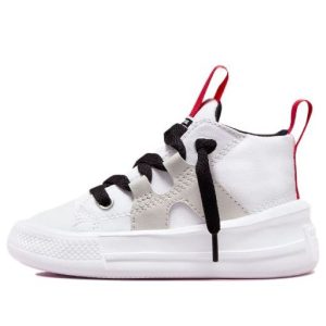 (TD) Converse Chuck Taylor All Star Ultra Easy-On Mid 'White University Red' 772790C