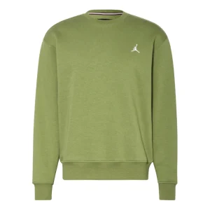 Air Jordan Brooklyn Fleece Crew-Neck Sweatshirt 'Sky J Light Olive' FJ7777-340