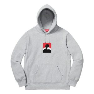Supreme Portrait Hoodie 'Grey Red Black' SUP-FW20-014