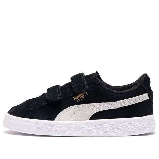(PS) PUMA Suede 2 Straps 'Black White' 359595-01