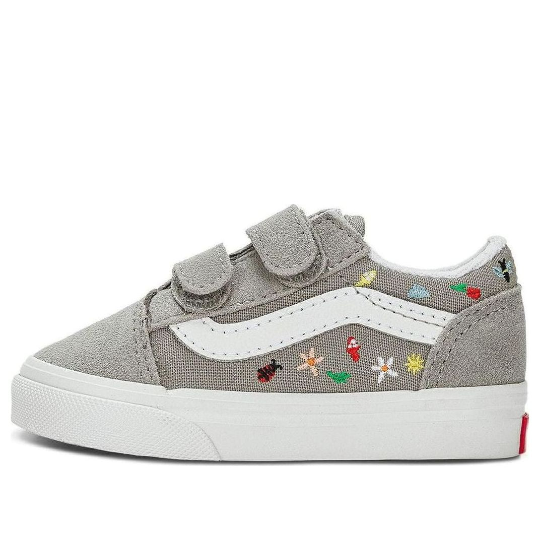 (TD) Vans Old Skool V Garden Party 'Grey' VN0A4VJJKAQ