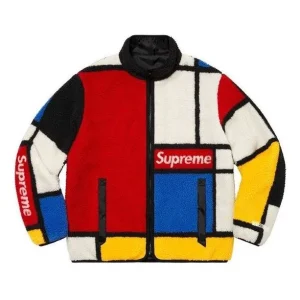 Supreme Reversible Colorblocked Fleece Jacket 'Multi-Color' SUP-FW20-199