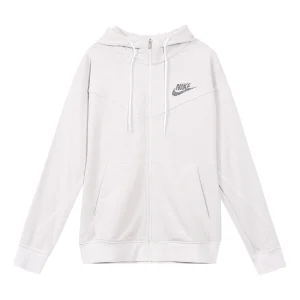 Nike Sportswear Logo Zipper Gray White Graywhite CW0305-910