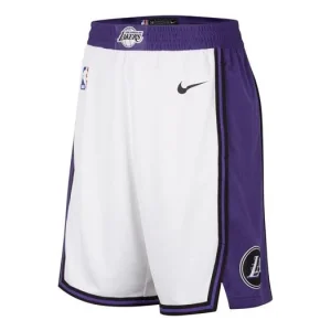 Nike Nba Los Angeles Lakers Short 'White Purple' DO9661-100