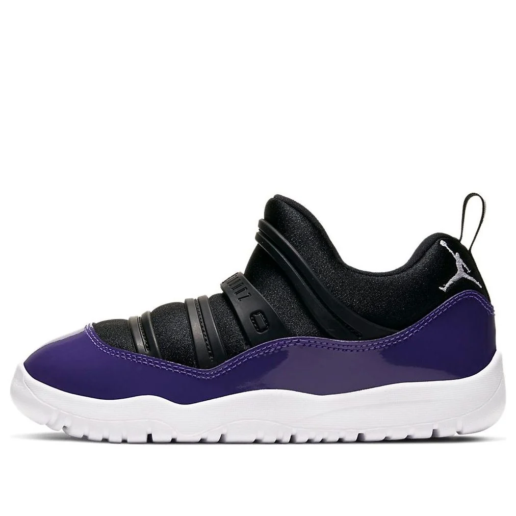 (PS) Air Jordan 11 Retro Little Flex 'Black Court Purple' BQ7101-005