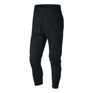 Men's Nike Solid Color Training Sports Pants/Trousers/Joggers Black 886167-010