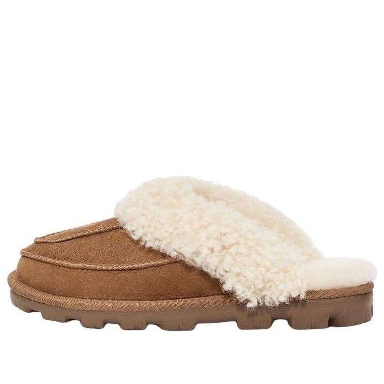 (WMNS) UGG x Tschabalala Self Coquette Slipper 'Chestnut' 1134770-CHE