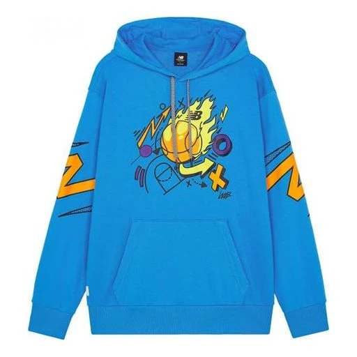 New Balance Men's New Balance Funny Pattern Printing Knit Blue MT13583-HLU