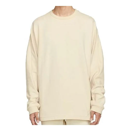 Men's Nike ESC Series Knit Round Neck Pullover Yellow DH2707-790