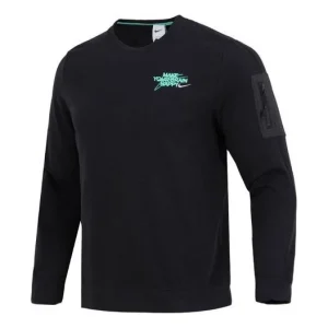 Nike sleeves pocket crew neck sweatshirt 'Black' DQ7867-010
